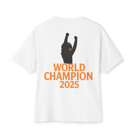 World Champion 2025 Tee — F1 Men's Boxy T-Shirt