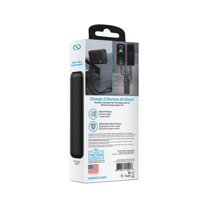 Naztech 4000mAh USB-C + USB Power Bank (Ultra-Compact Travel Charger)