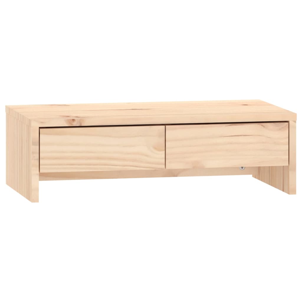 NNEVL Monitor Stand 50x27x15 cm Solid Wood Pine-1