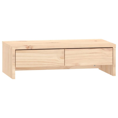 NNEVL Monitor Stand 50x27x15 cm Solid Wood Pine-1