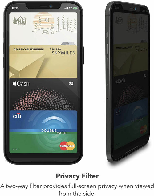 Privacy Anti-Spy Tempered Glass Screen Protector (Full Coverage for iPhone)