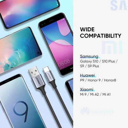 NNEDSZ 60128 USB A to C Quick Charging Cable 2M-3