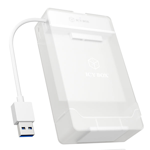 NNEDSZ Adapter and enclosure for 2x 2.5 SATA HDDs/SSDs (IB-AC7032-U3)-2