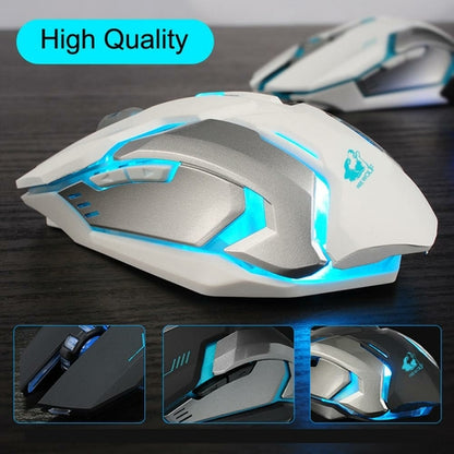 Ninja Dragon Stealth 7 Wireless LED Gaming Mouse (Silent Click Pro Edition)