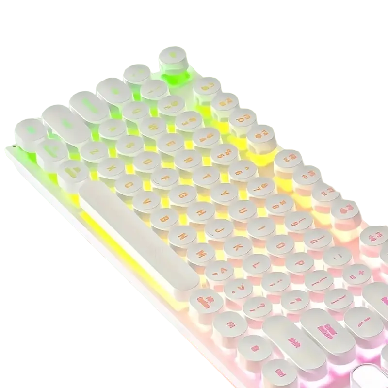 NNETM Ultimate Gaming and Office Keyboard and Mouse Set with Mechanical Touch and Headset - Wired-0