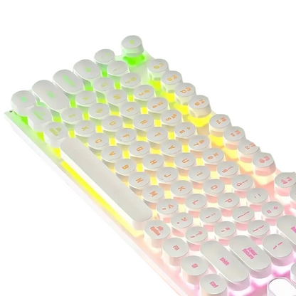 NNETM Ultimate Gaming and Office Keyboard and Mouse Set with Mechanical Touch and Headset - Wired-0